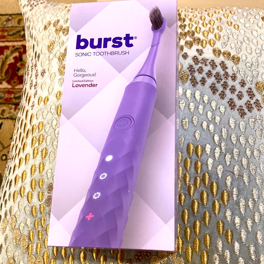 Brand New BURST Sonic Toothbrush Limited Edition Lavender